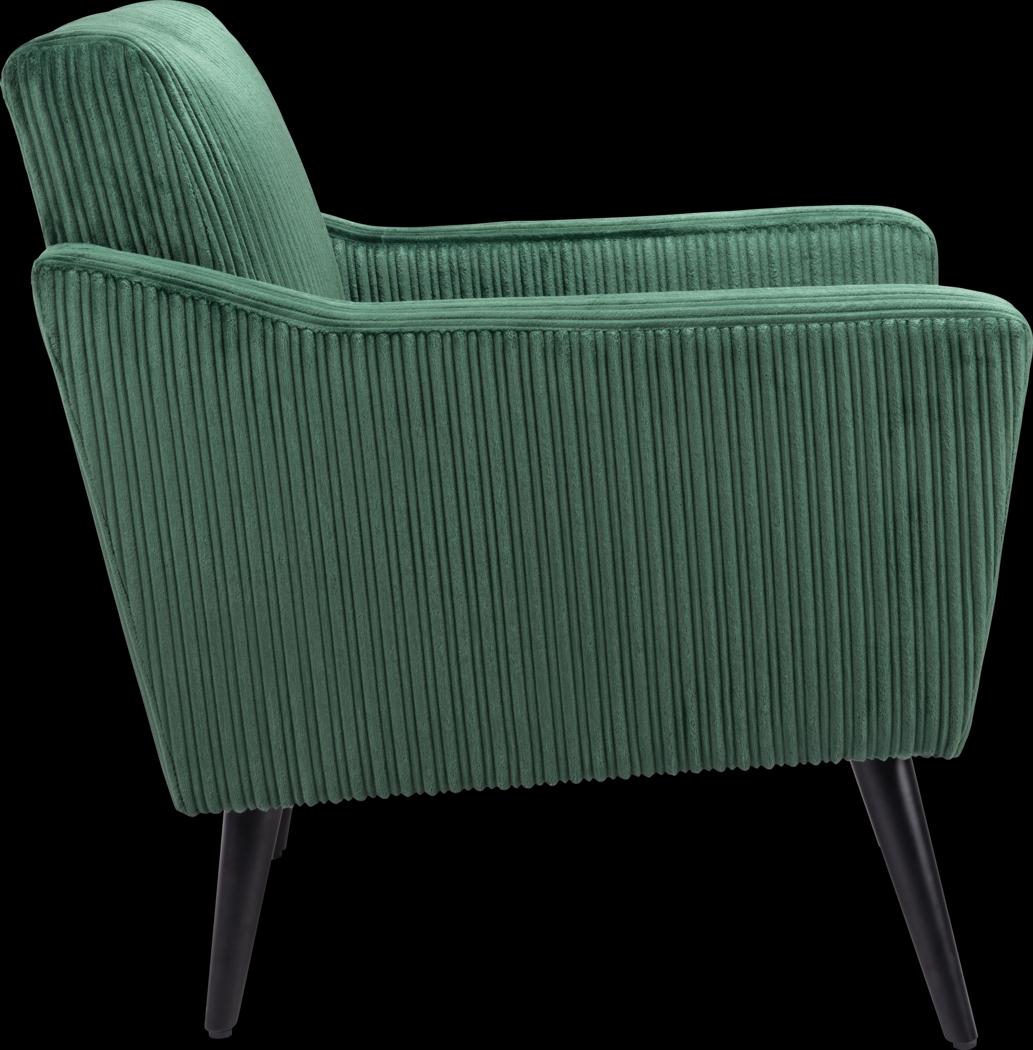 Jerstad Green Accent Chair - Thumbnail - Image 3
