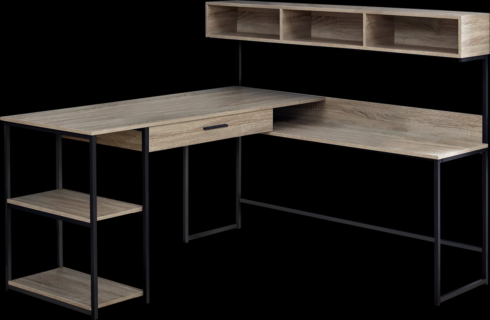 Jessamin Taupe Desk - Thumbnail - Image 1