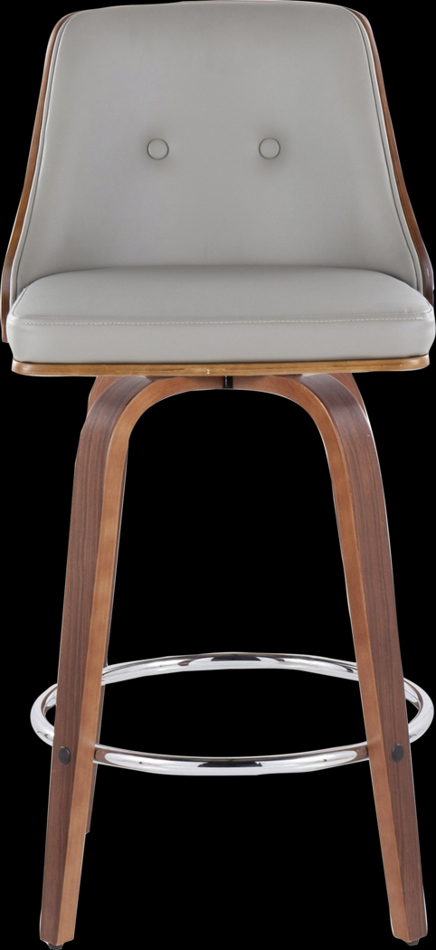 Jessaminnes I Gray Swivel Counter Height Stool, Set of 2 - Thumbnail - Image 8