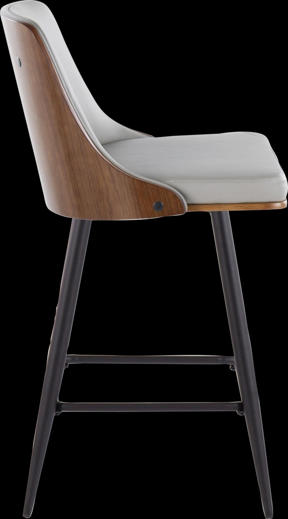 Jessaminnes II Gray Swivel Counter Height Stool, Set of 2 - Thumbnail - Image 2