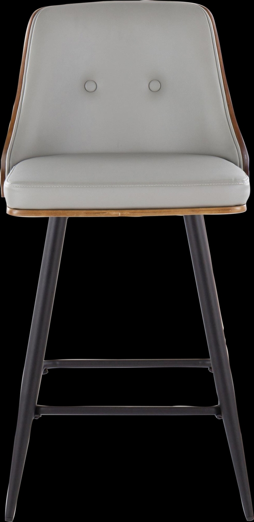 Jessaminnes II Gray Swivel Counter Height Stool, Set of 2 - Thumbnail - Image 4