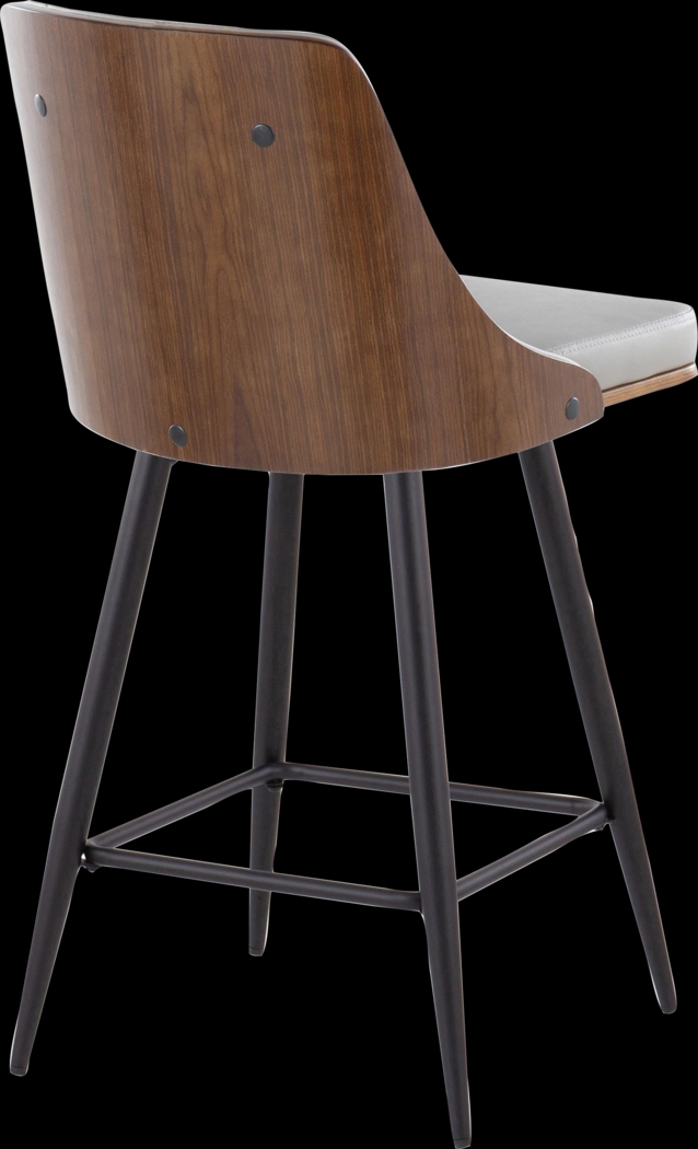 Jessaminnes II Gray Swivel Counter Height Stool, Set of 2 - Thumbnail - Image 5