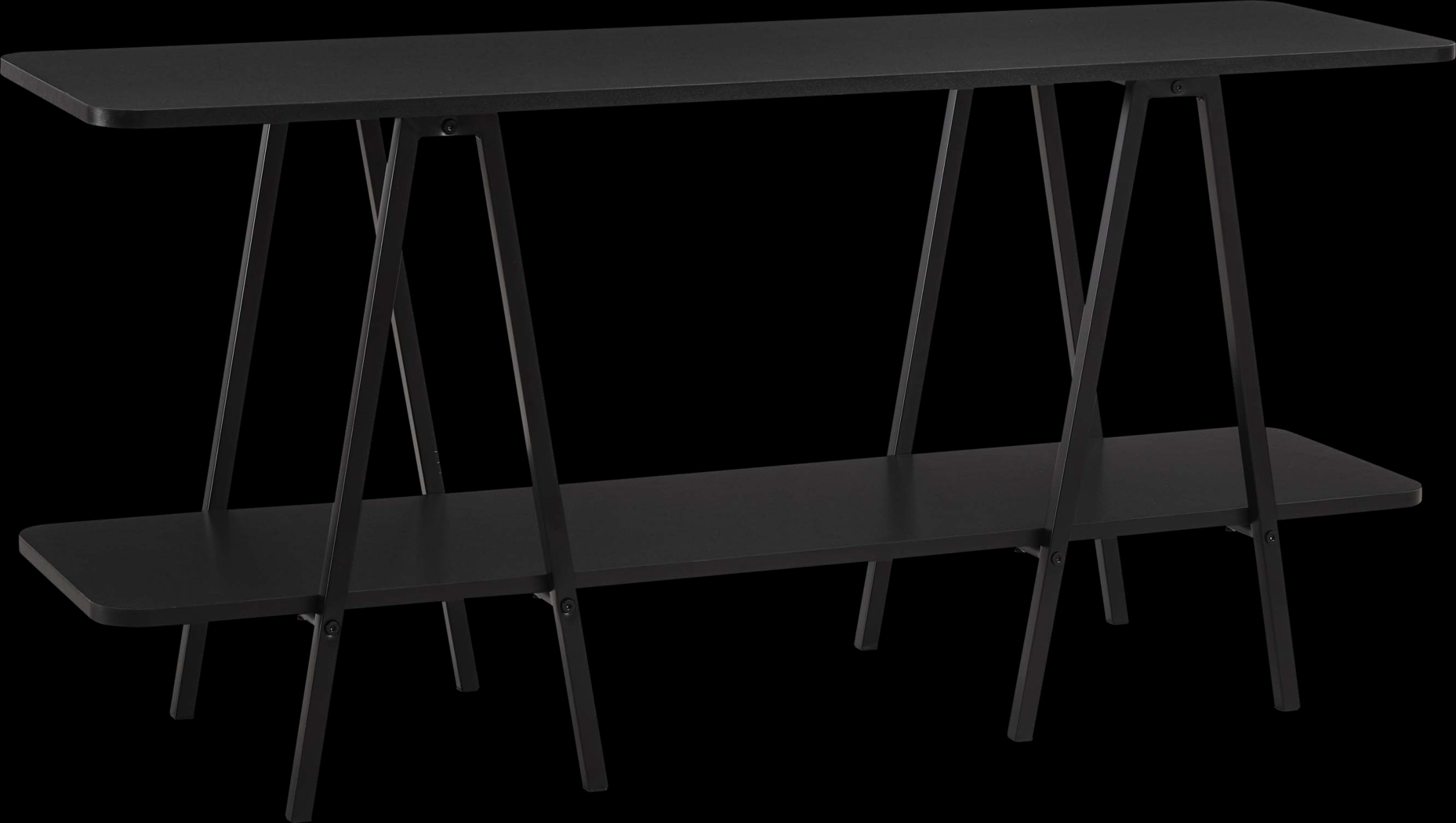 Jessee I Black Sofa Table - Thumbnail - Image 1