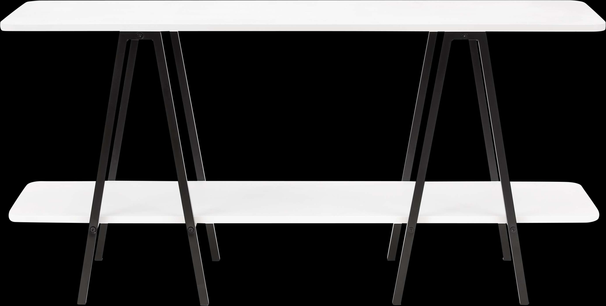 Jessee I White Sofa Table - Thumbnail - Image 3