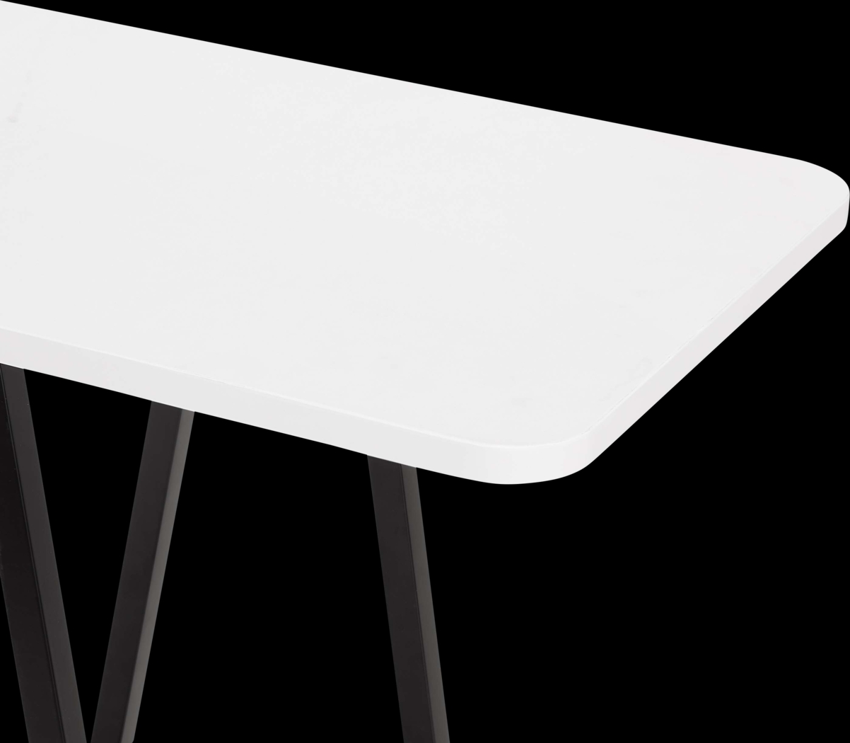 Jessee I White Sofa Table - Thumbnail - Image 4