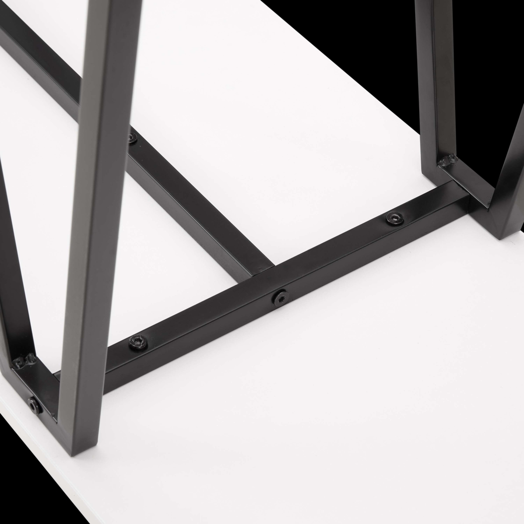 Jessee I White Sofa Table - Thumbnail - Image 5