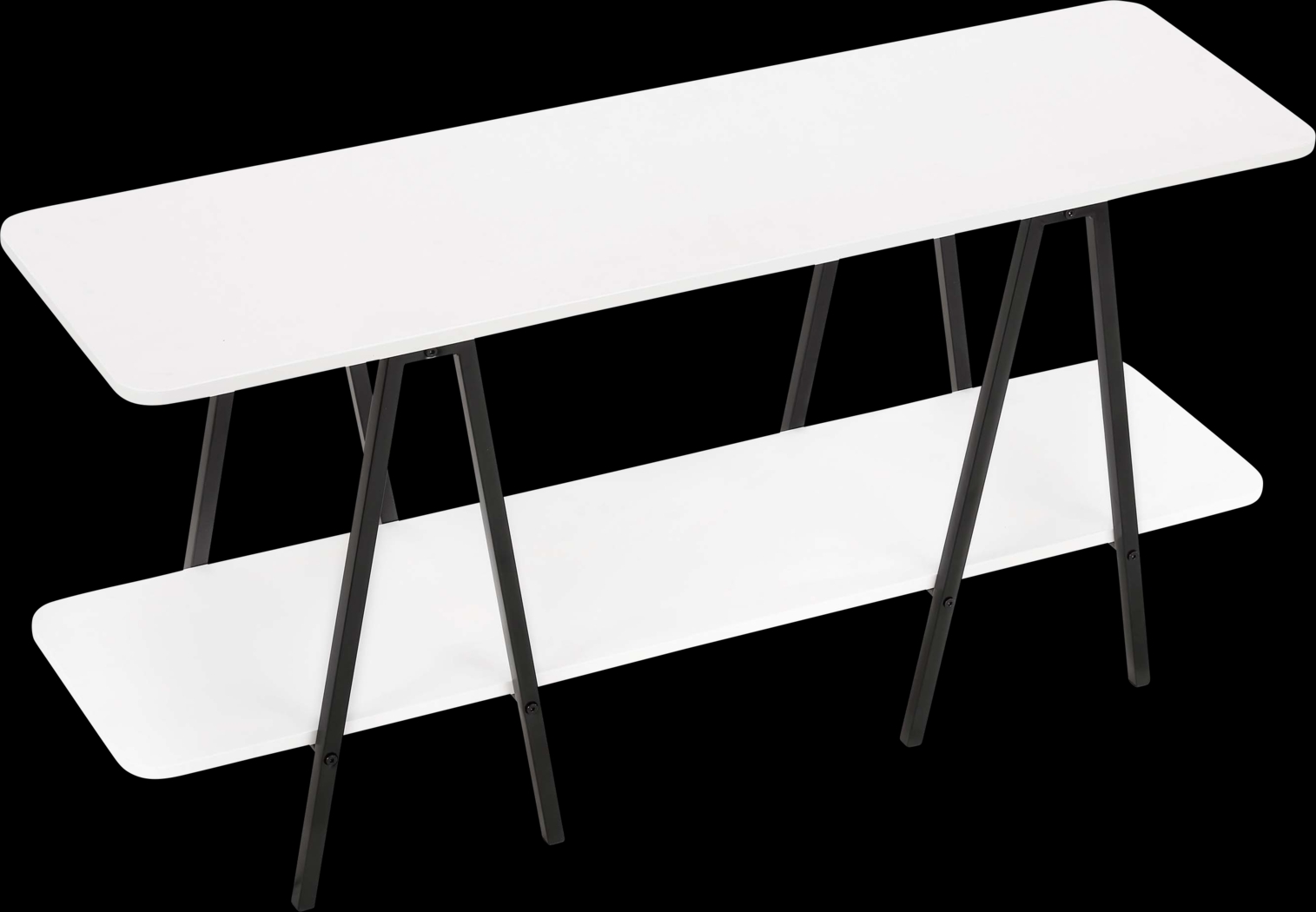 Jessee I White Sofa Table - Thumbnail - Image 6