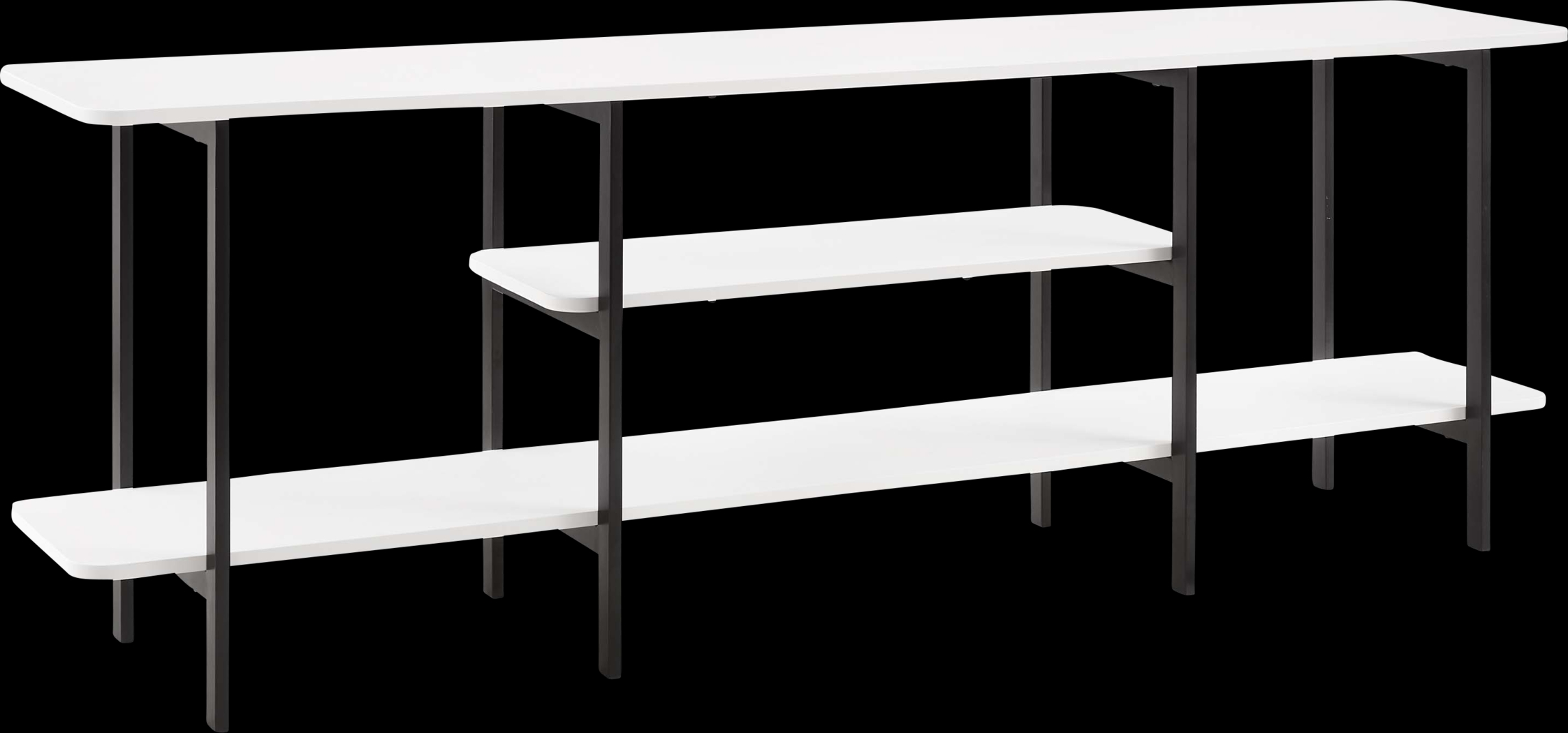 Jessee II White Sofa Table - Thumbnail - Image 1