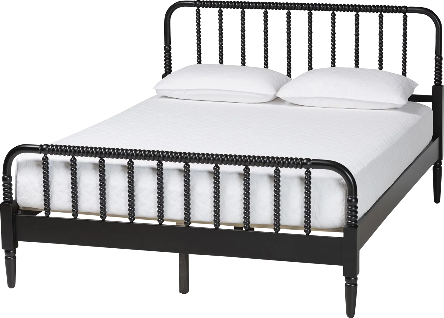 Jetexe Black Queen Bed - Thumbnail - Image 1