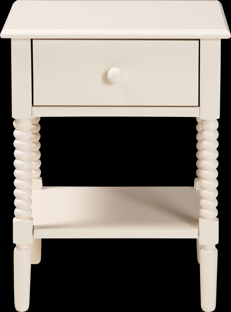 Jetexe Ivory Nightstand - Thumbnail - Image 6