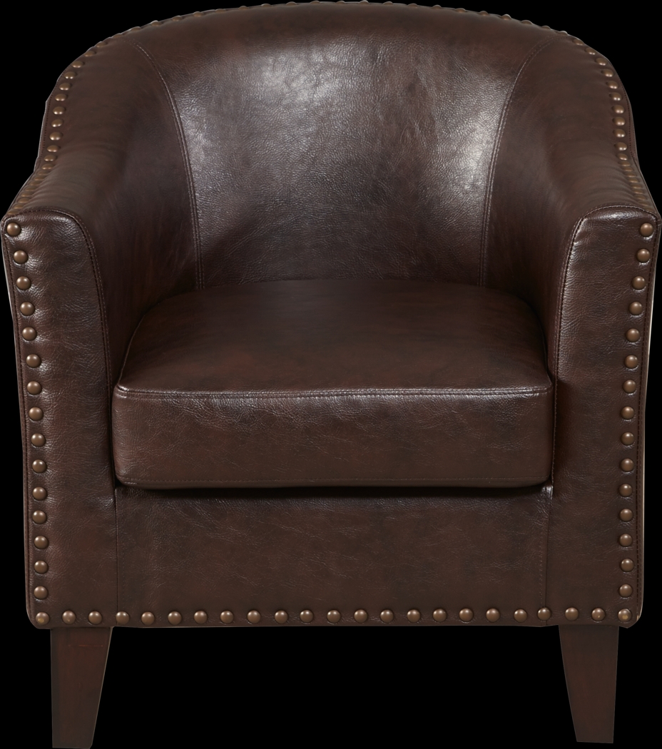 Jetha Brown Accent Chair - Thumbnail - Image 4