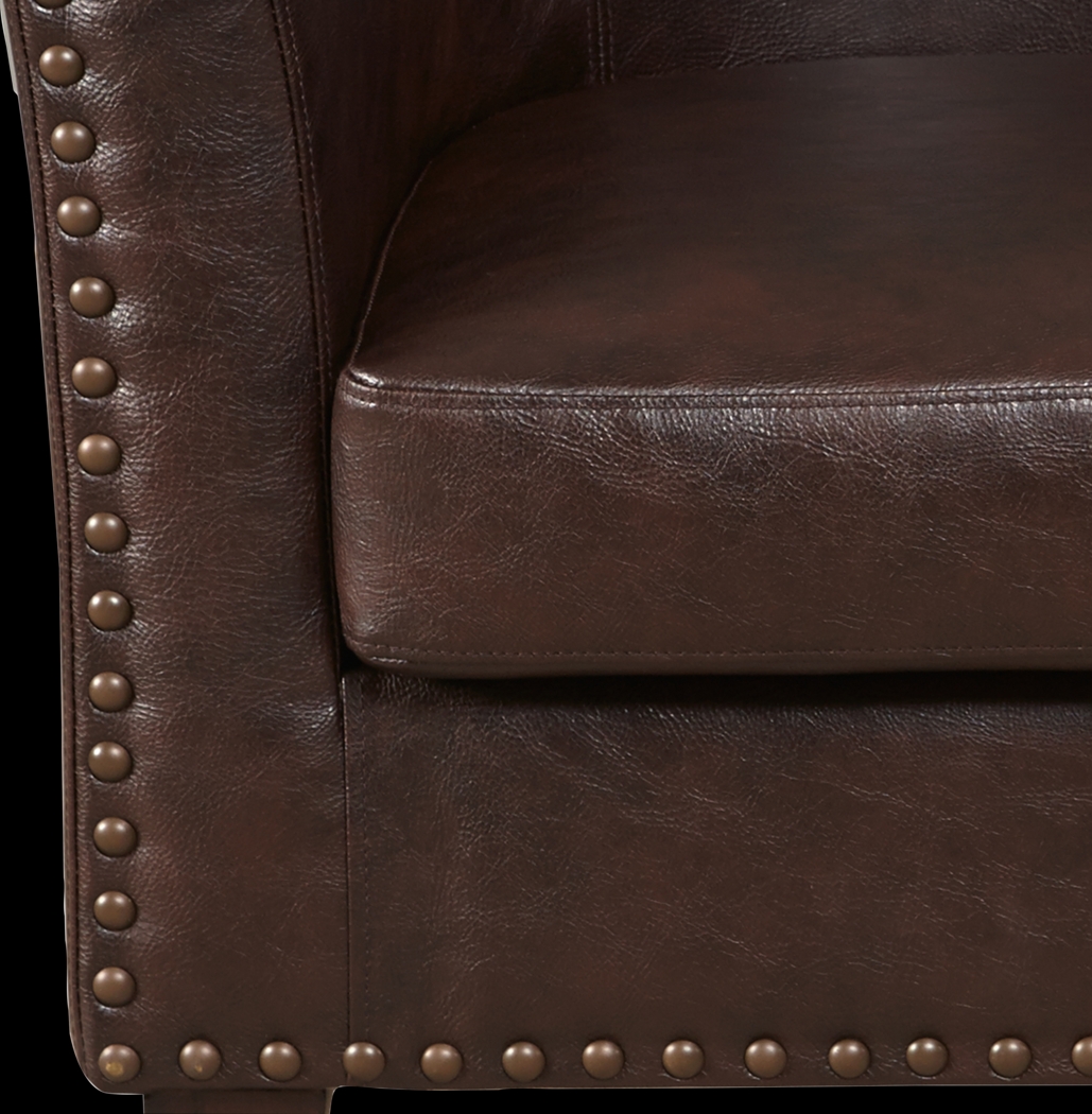 Jetha Brown Accent Chair - Thumbnail - Image 6