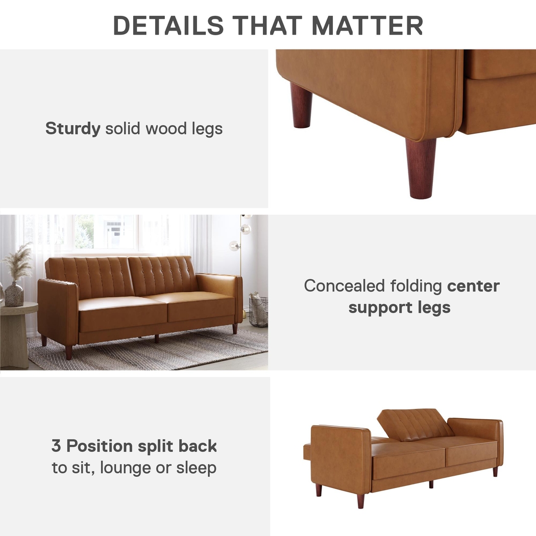 Jethar I Camel Futon - Thumbnail - Image 7