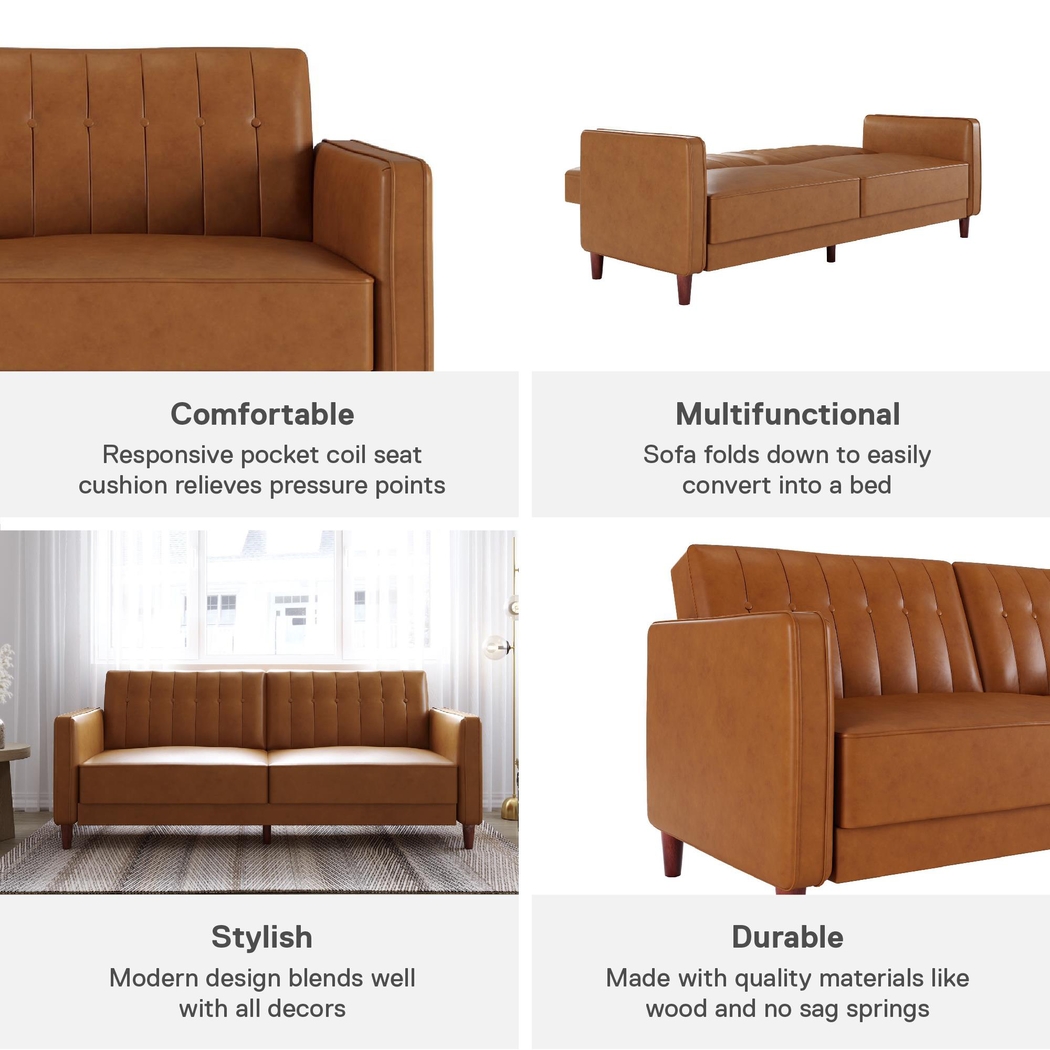 Jethar I Camel Futon - Thumbnail - Image 8