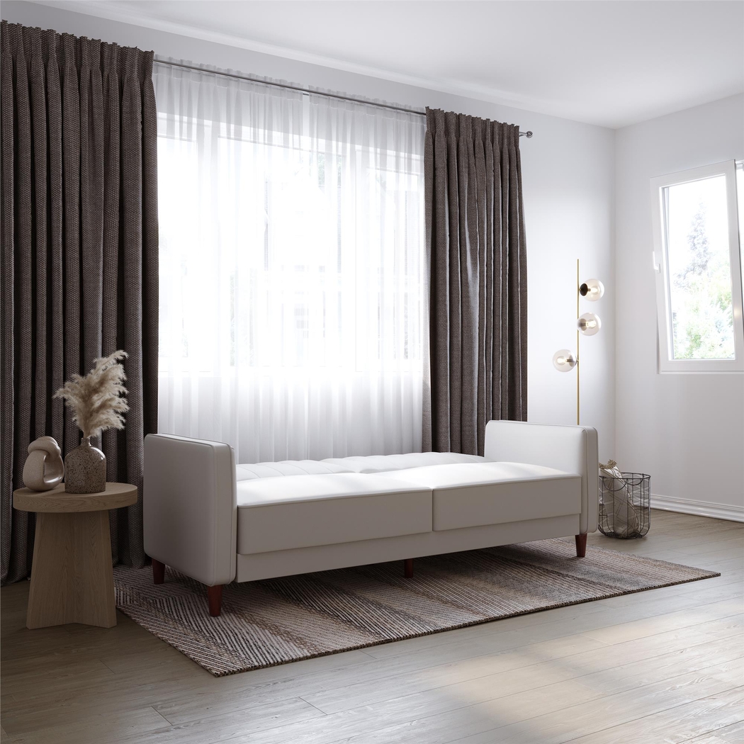 Jethar I White Futon - Thumbnail - Image 4