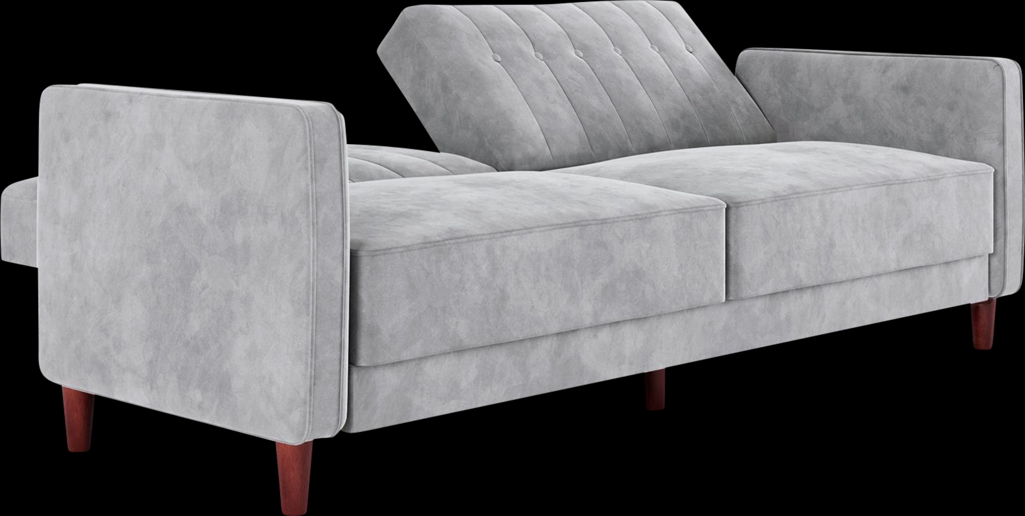 Jethar II Gray Futon - Thumbnail - Image 13