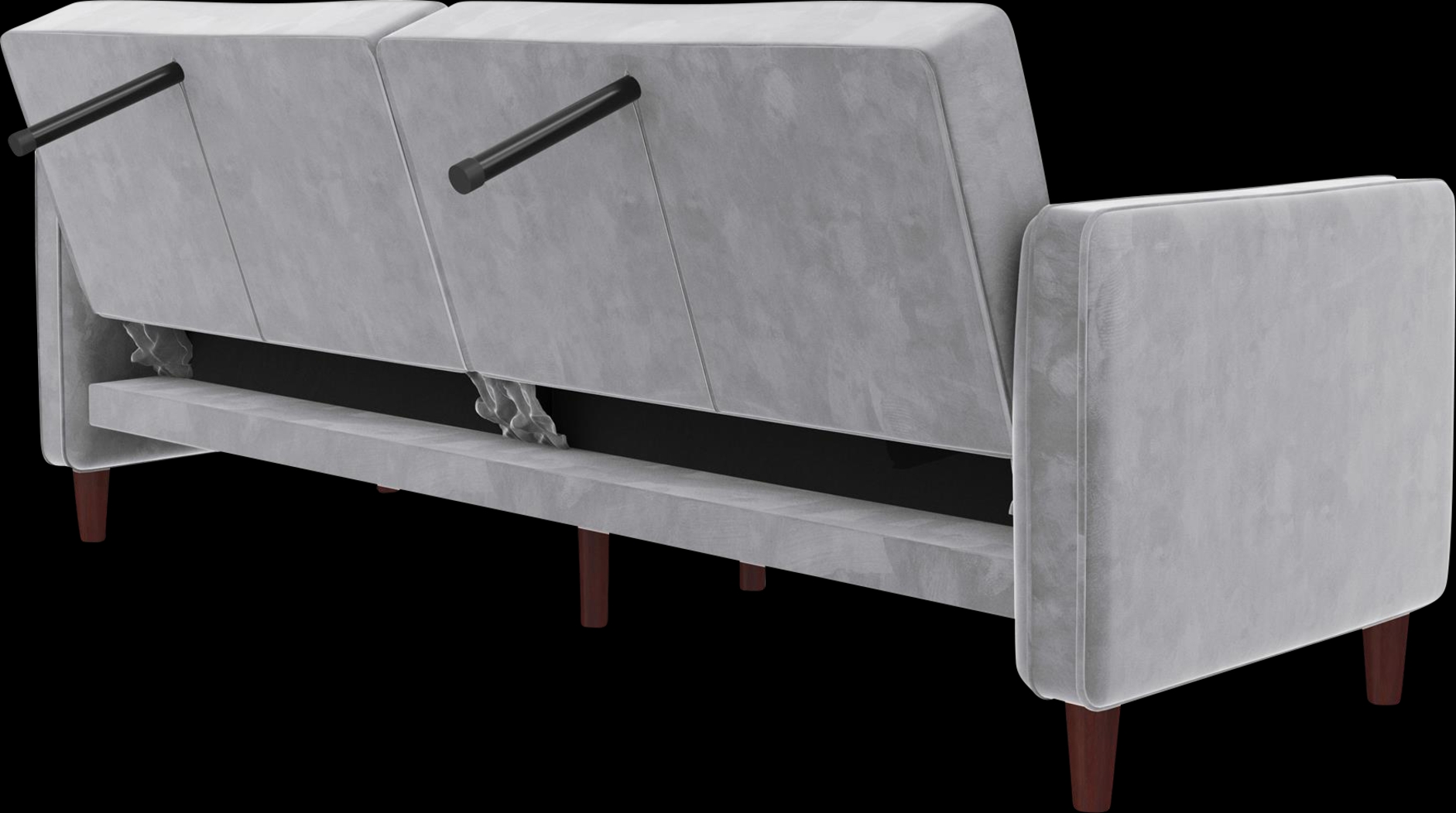 Jethar II Gray Futon - Thumbnail - Image 15