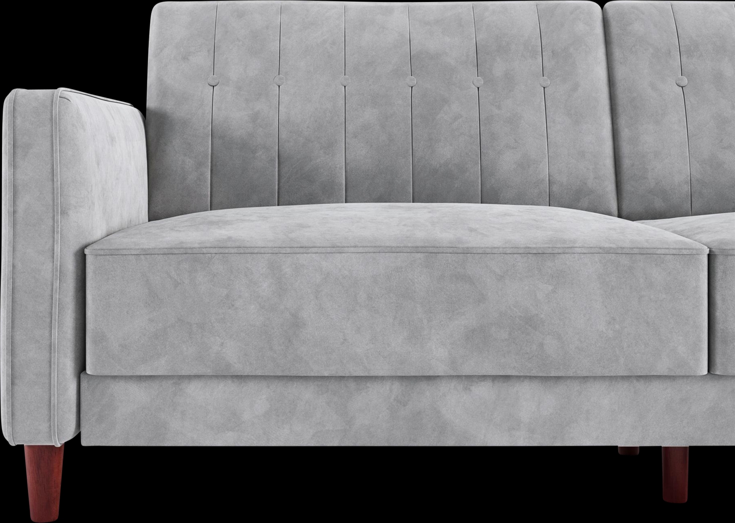 Jethar II Gray Futon - Thumbnail - Image 17