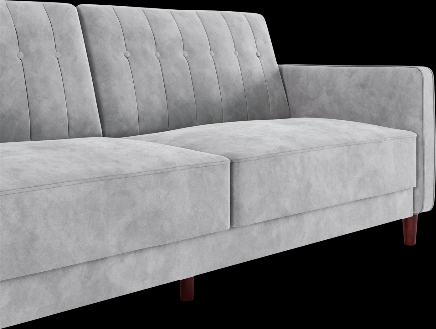 Jethar II Gray Futon - Thumbnail - Image 18