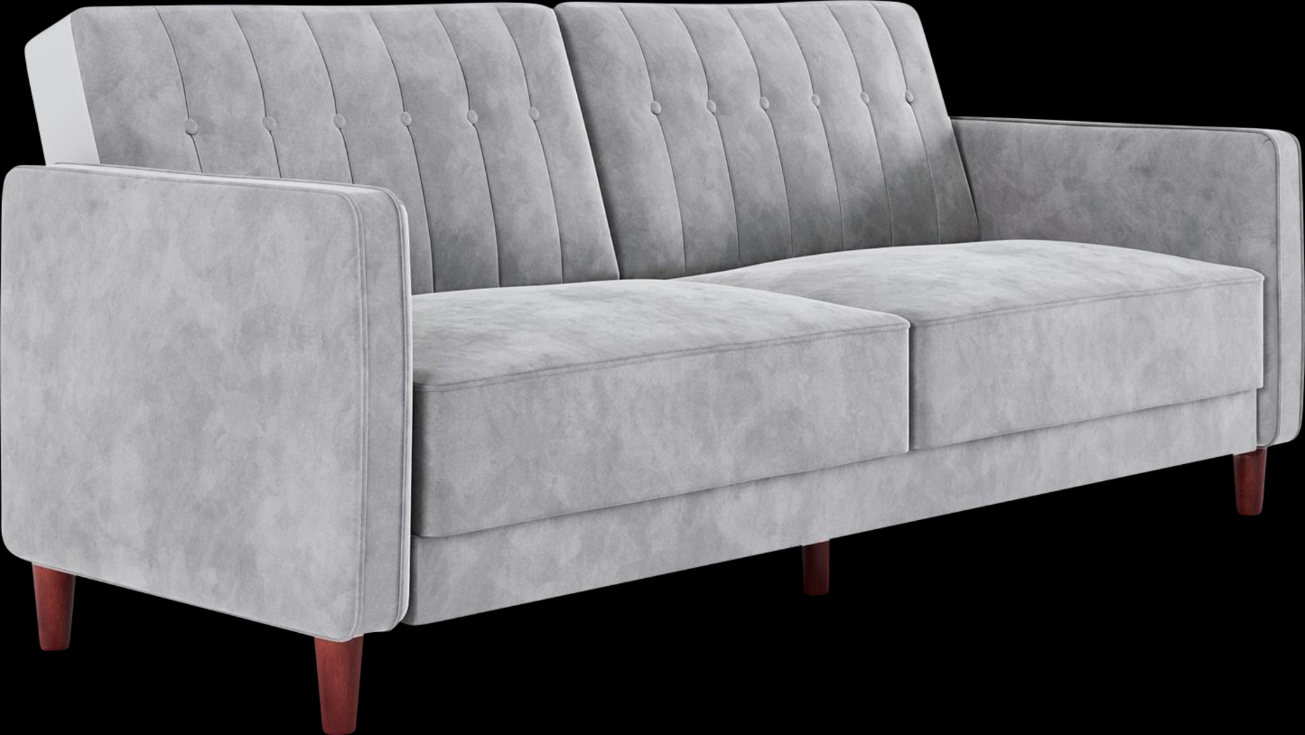 Jethar II Gray Futon - Thumbnail - Image 1