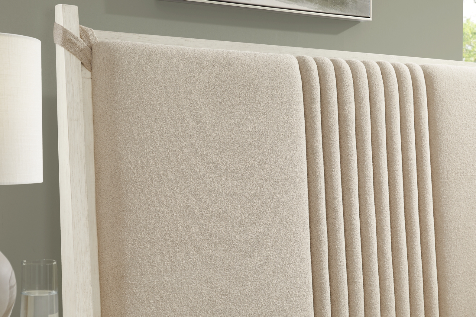 Jetty Beach White 5 Pc Queen Upholstered Bedroom - Thumbnail - Image 3