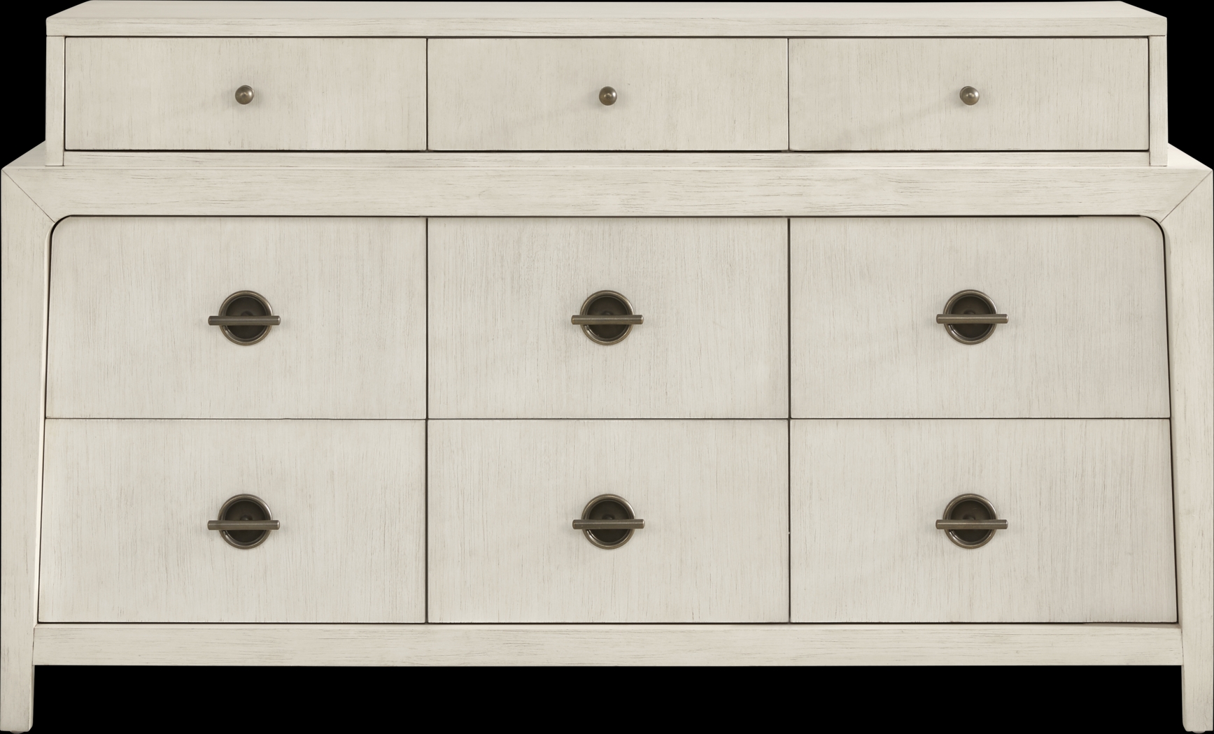 Jetty Beach White 7 Pc King Upholstered Bedroom - Thumbnail - Image 5