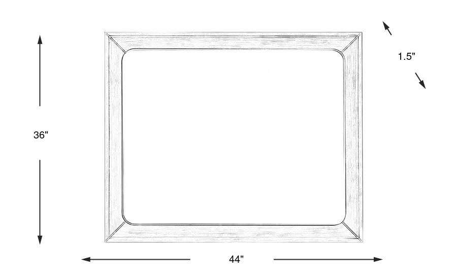 Dimension Image. Please refer to the Dimension Tab on this page for dimension details.