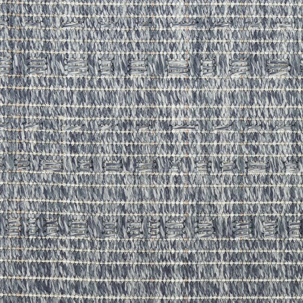 Jetty Blue Denim 6' x 9' Indoor/Outdoor Rug - Thumbnail - Image 5