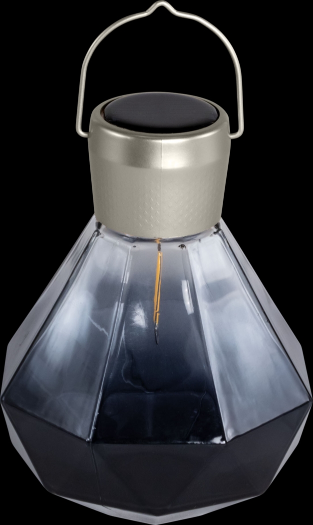 Jewel Beam Black Outdoor Solar Lantern - Thumbnail - Image 1