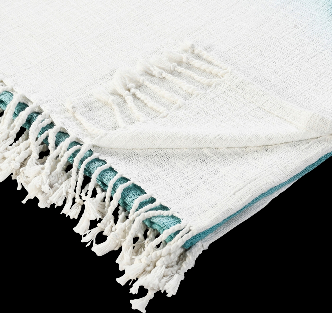 Jewel Row Blue Throw Blanket - Thumbnail - Image 4