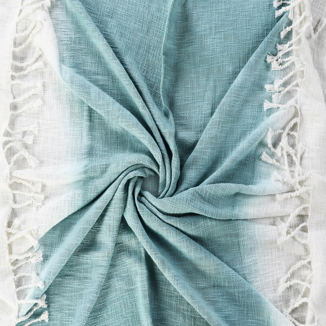 Jewel Row Blue Throw Blanket - Thumbnail - Image 6