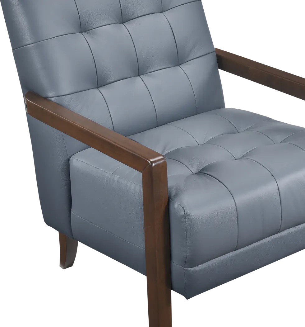 Jexa Blue Accent Chair - Thumbnail - Image 5