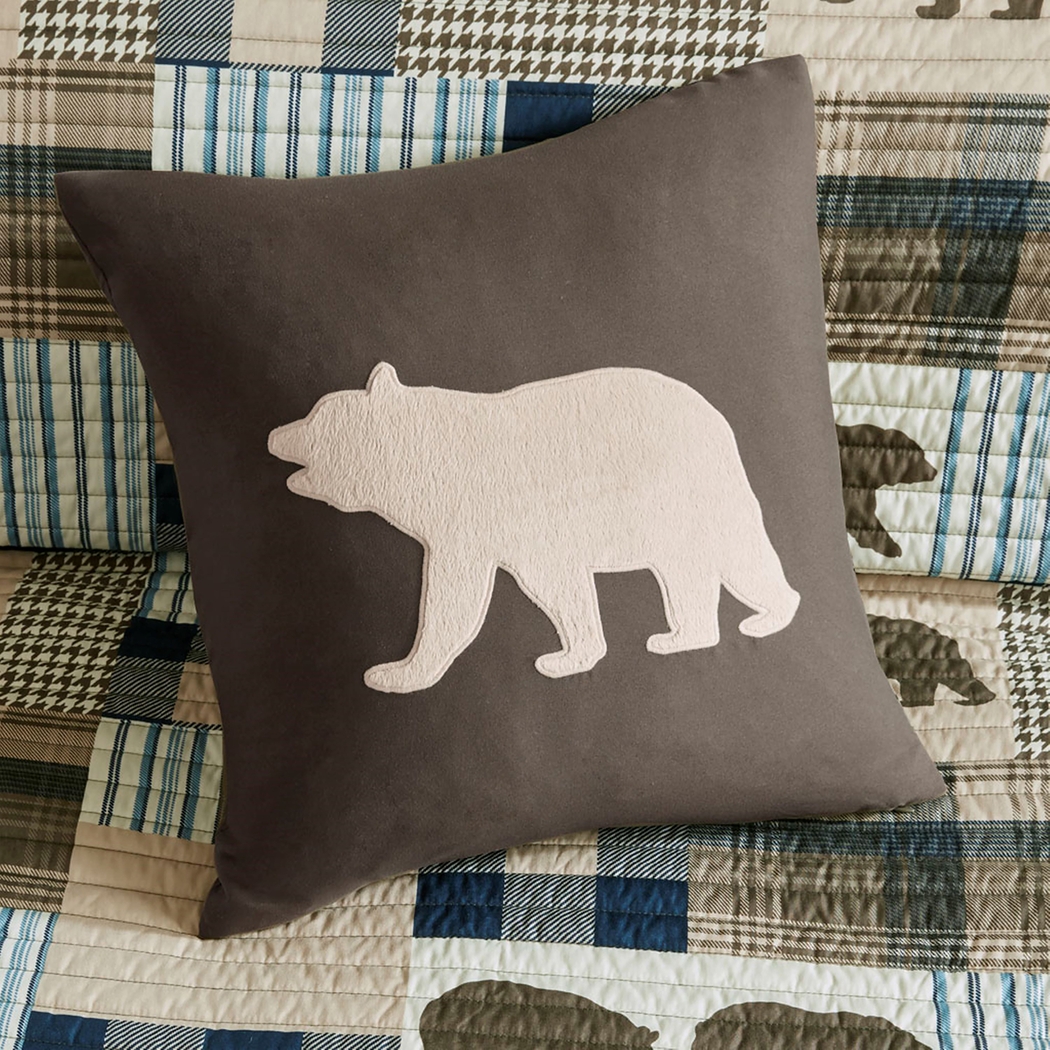 Jezper Brown 4 pc Full/ Quilt Set - Thumbnail - Image 5