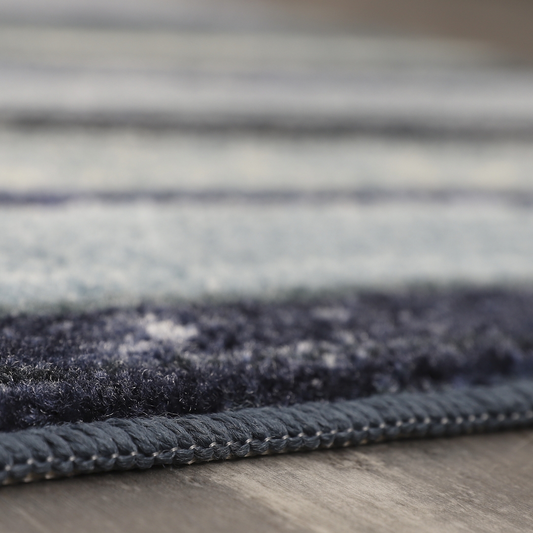 Jezriel Blue 5' x 8' Rug - Thumbnail - Image 2