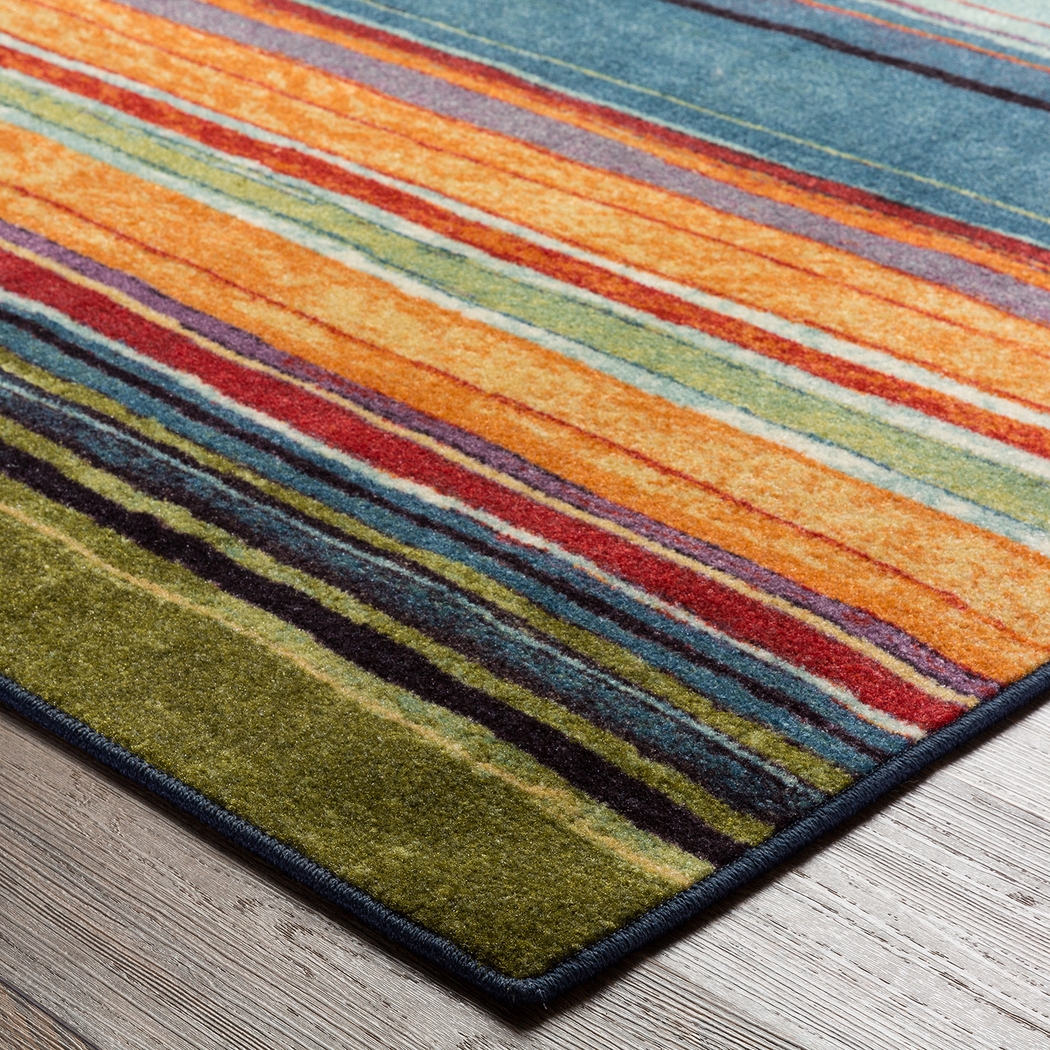 Jezriel Multi 7'6 x 7'6 Square Rug - Thumbnail - Image 2