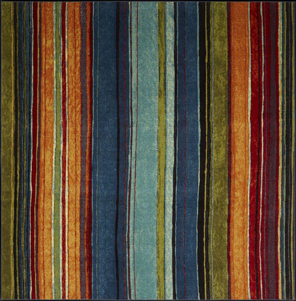 Jezriel Multi 7'6 x 7'6 Square Rug - Thumbnail - Image 1