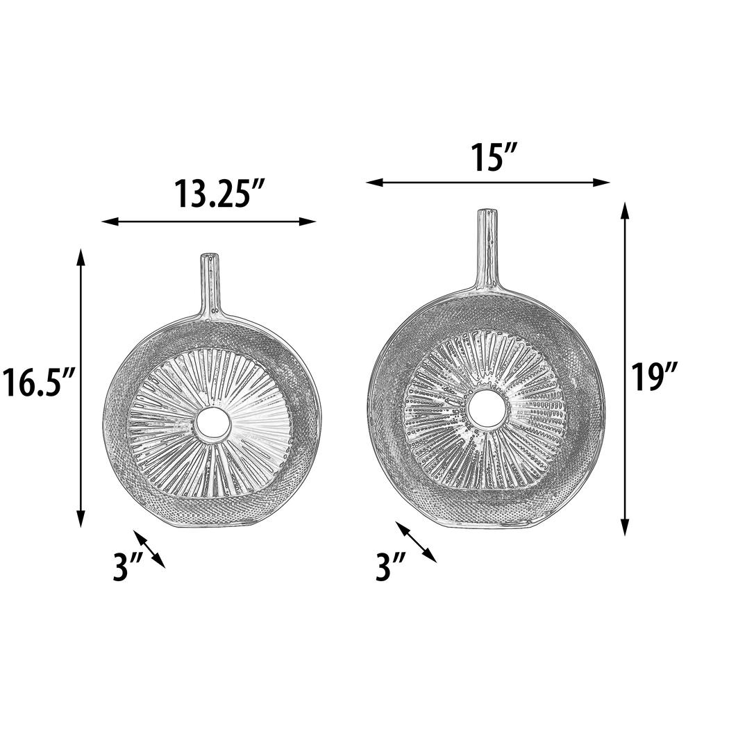 Jibril Gold Vase, Set of 2 - Thumbnail - Image 5