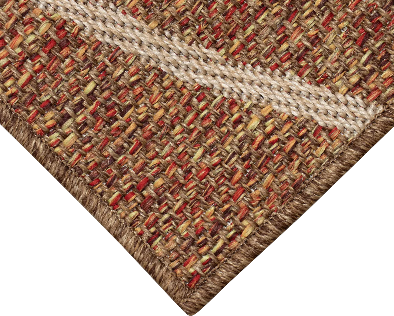 Jilaba Rust 5'3 x 7'3 Indoor/Outdoor Rug - Thumbnail - Image 3