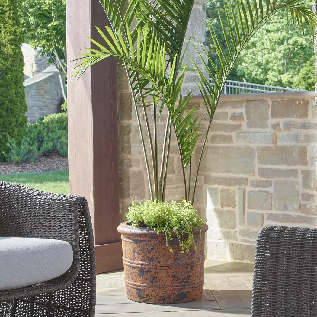 Jildih Brown Outdoor Planter - Thumbnail - Image 2