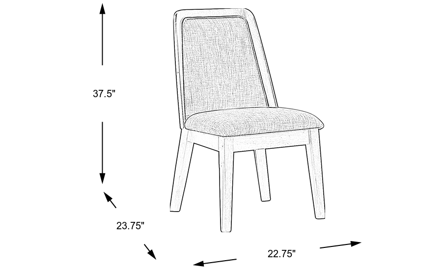 Dimension Image. Please refer to the Dimension Tab on this page for dimension details.