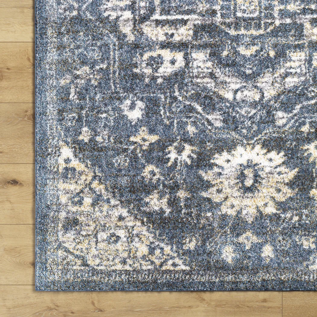 Jilria Blue 5'3 x 7' Area Rug - Thumbnail - Image 5