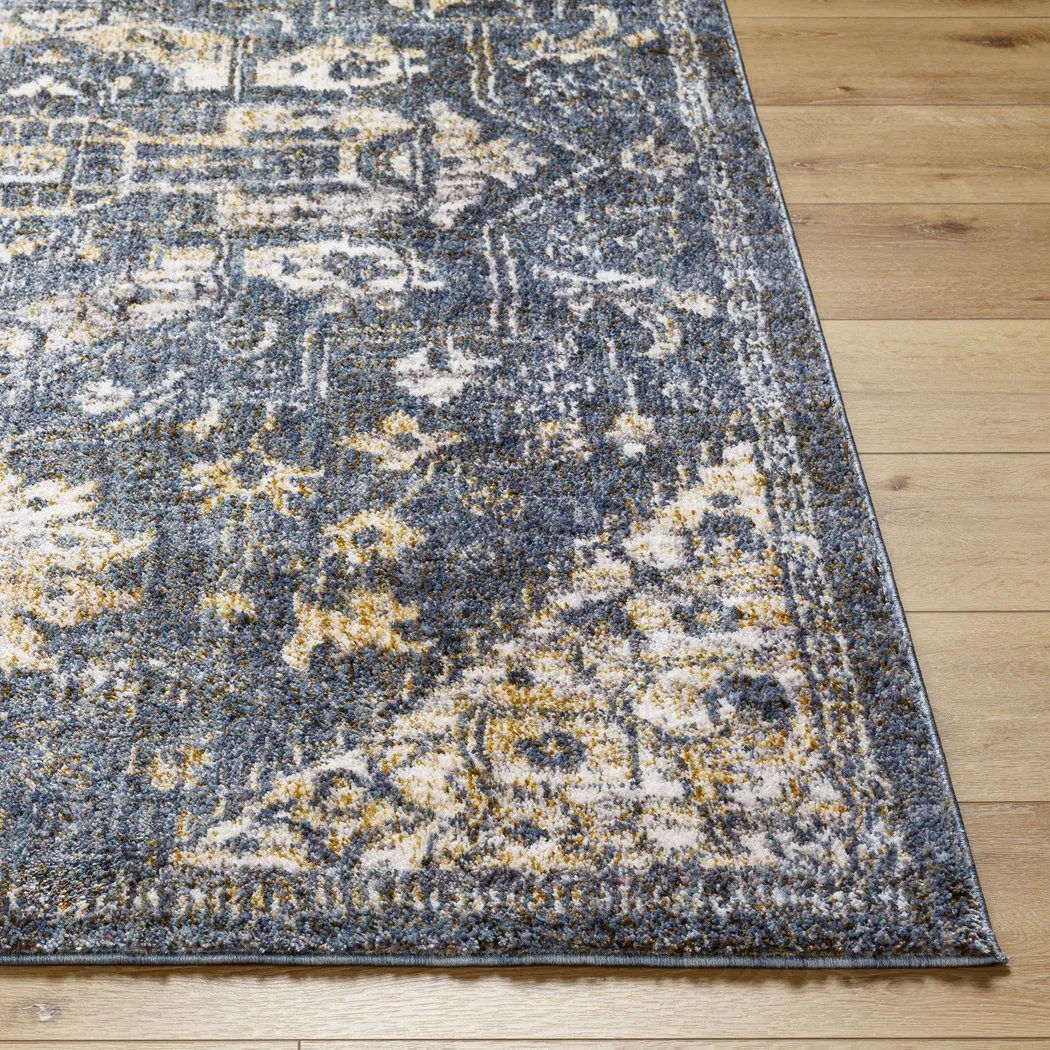 Jilria Blue 5'3 x 7' Area Rug - Thumbnail - Image 6