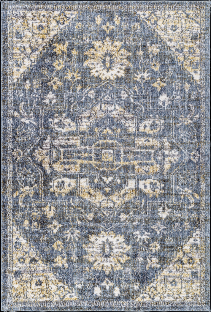 Jilria Blue 7'10 x 10' Area Rug - Thumbnail - Image 1