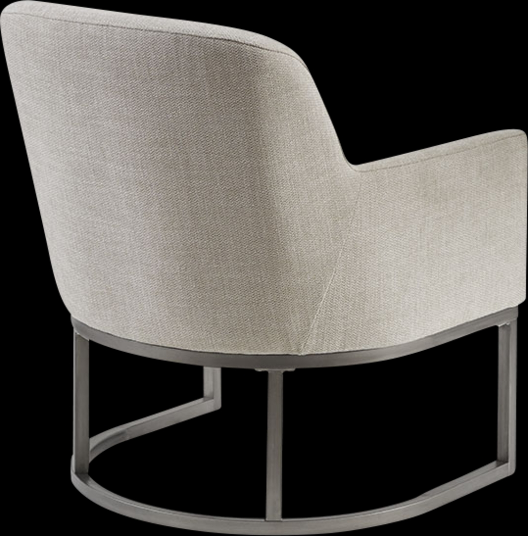 Jimamie Beige Accent Chair - Thumbnail - Image 2