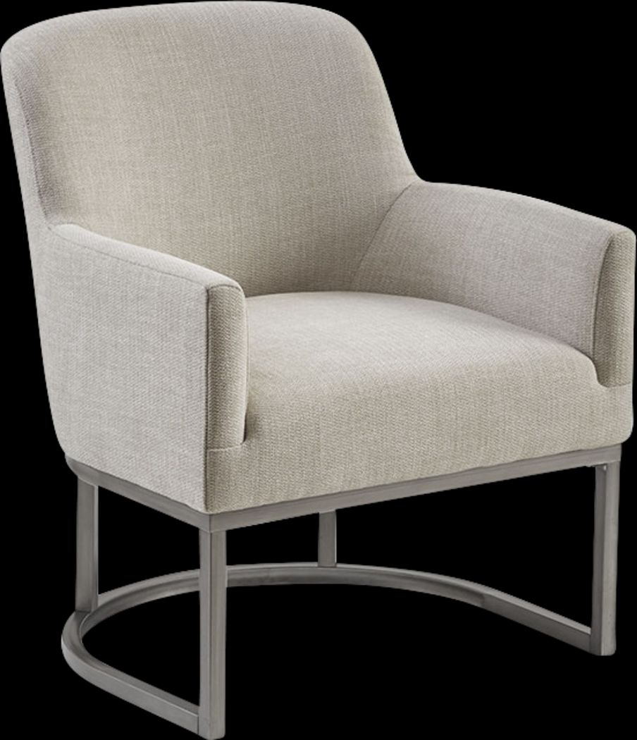 Jimamie Beige Accent Chair - Thumbnail - Image 1