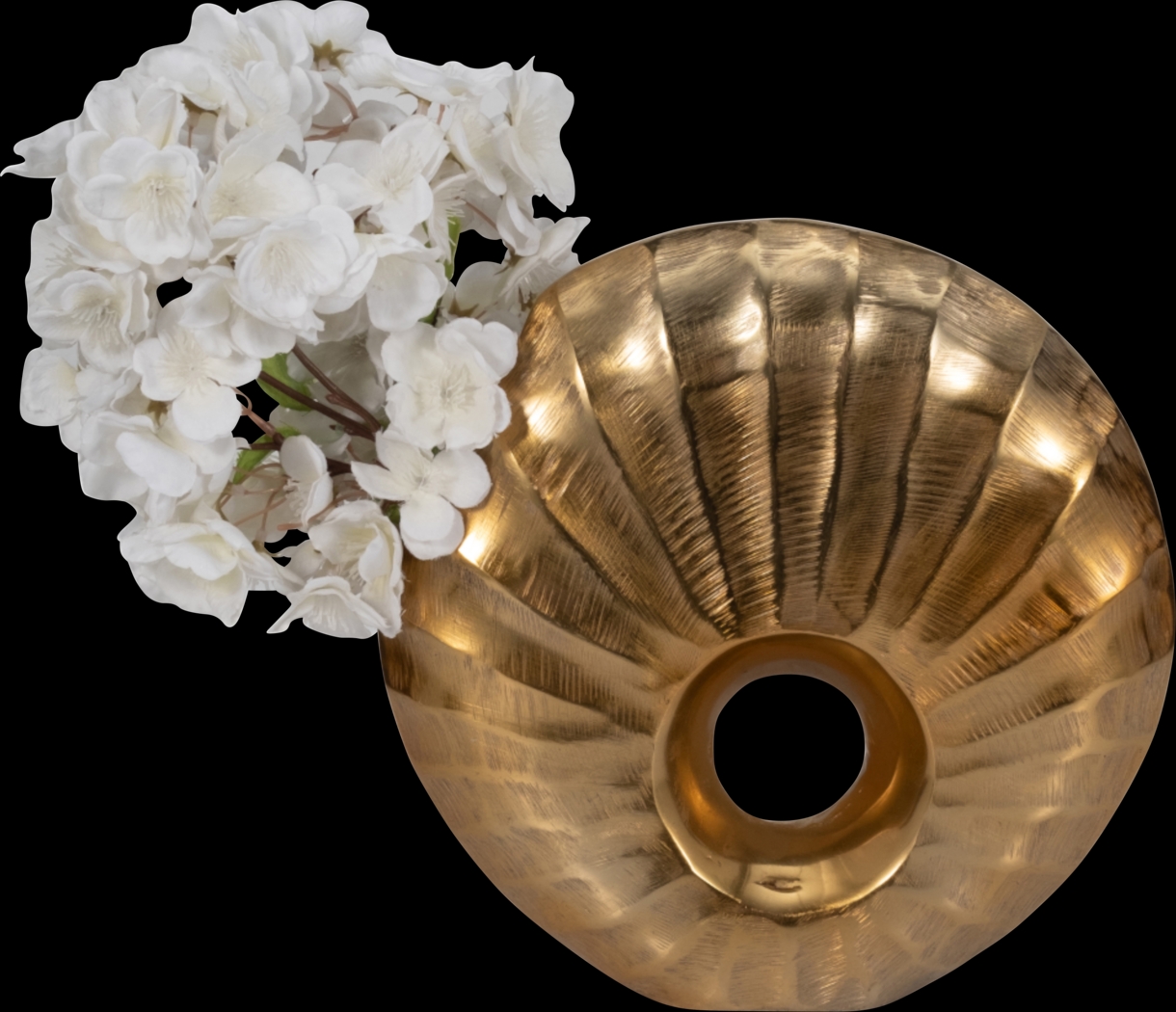 Jimboa Gold 10 in. Vase - Thumbnail - Image 2