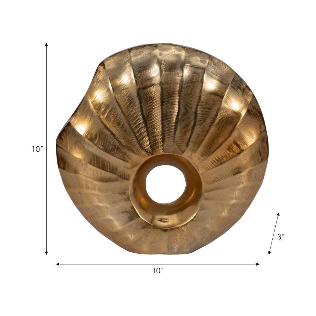 Jimboa Gold 10 in. Vase - Thumbnail - Image 9