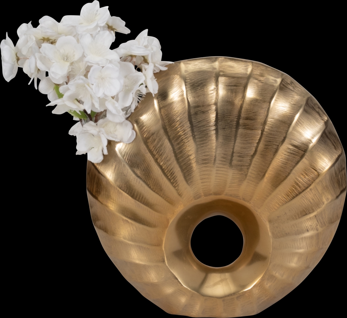 Jimboa Gold 12 in. Vase - Thumbnail - Image 3