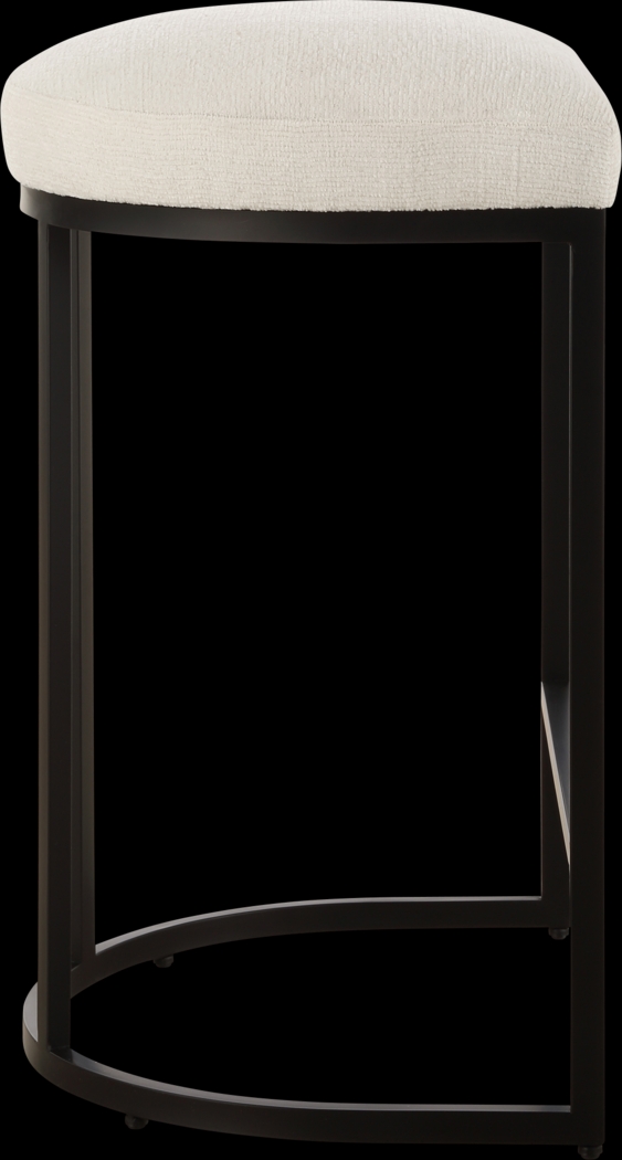 Jimin White Counter Stool - Thumbnail - Image 3