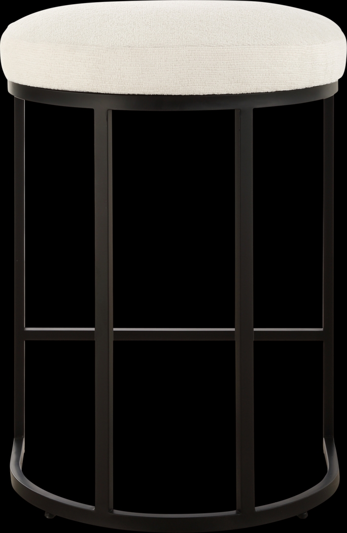 Jimin White Counter Stool - Thumbnail - Image 4